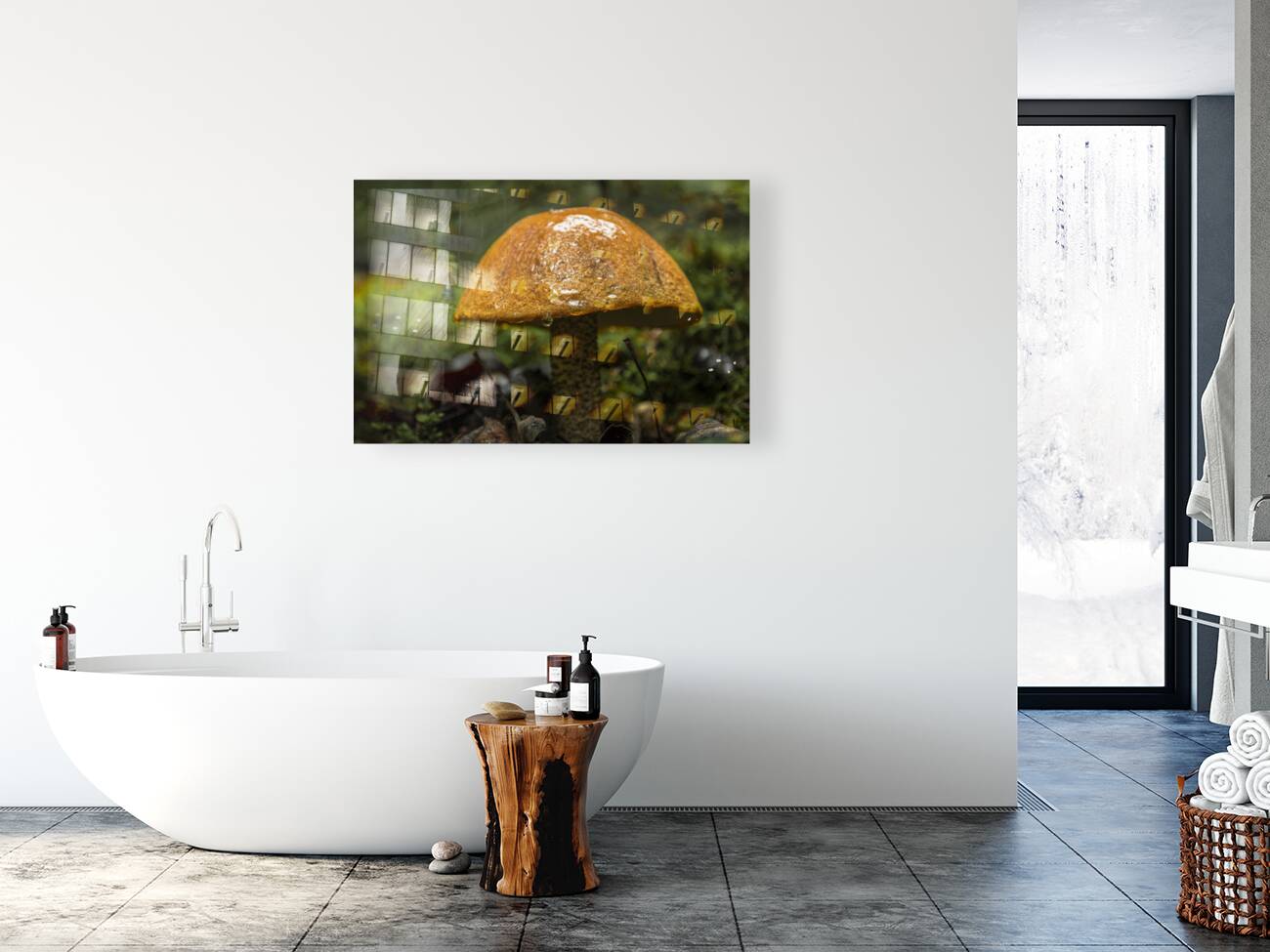 Mushroom after the rain Reproduction