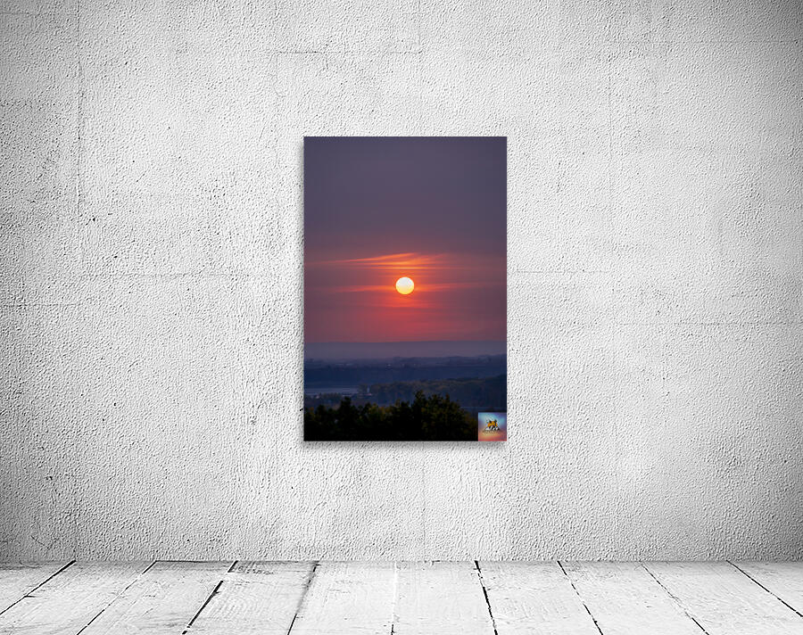 Red Wine Sunset Wall Preview