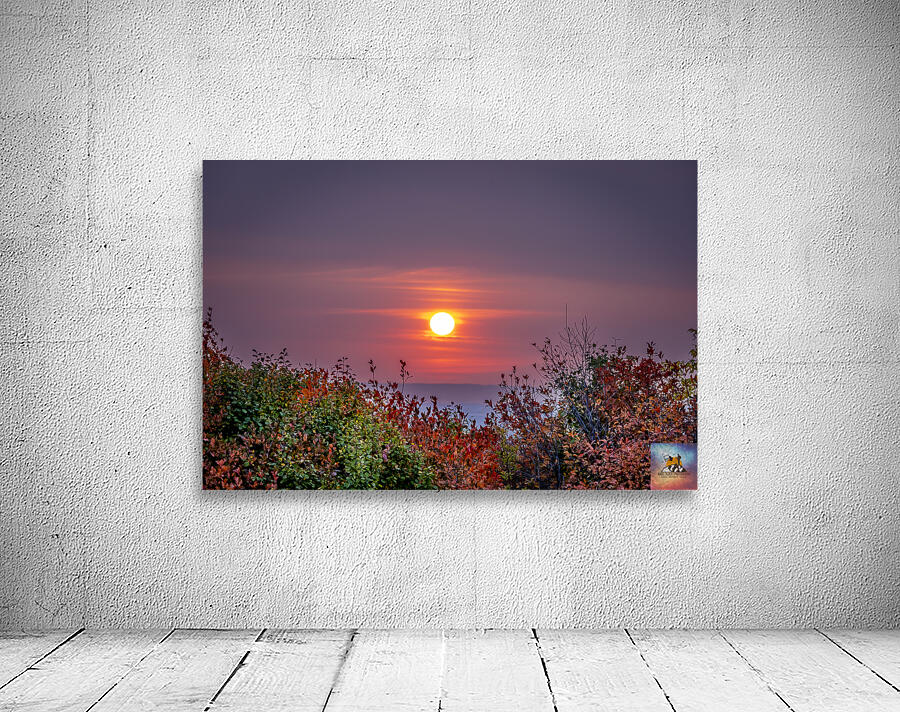 Red Sunset Wall Preview