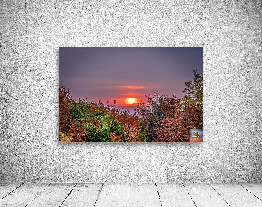 Red Sunset Wall Preview