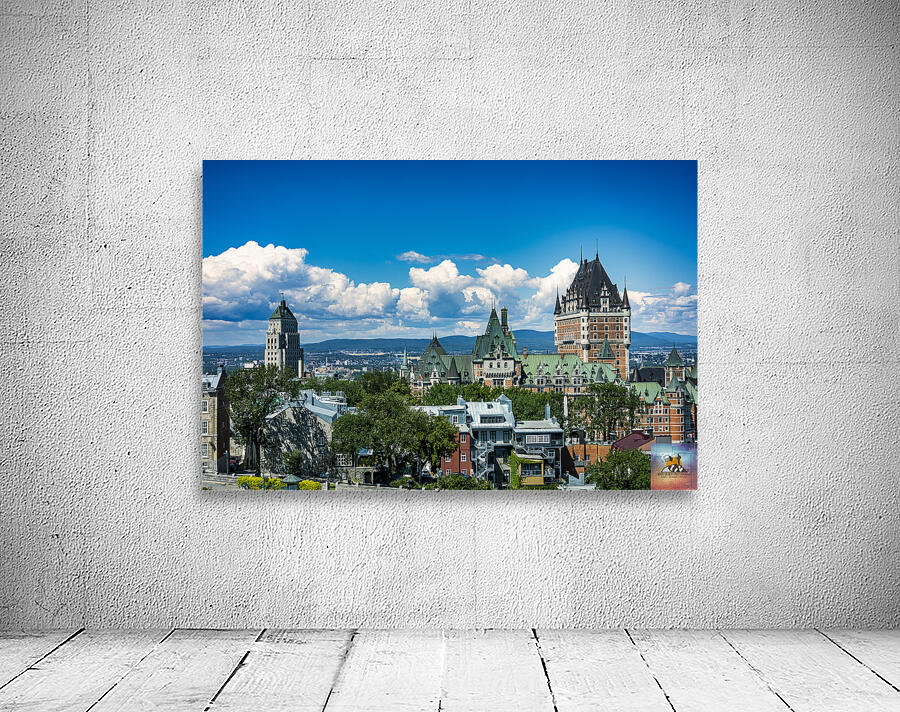 Old Quebec City Skyline Wall Preview