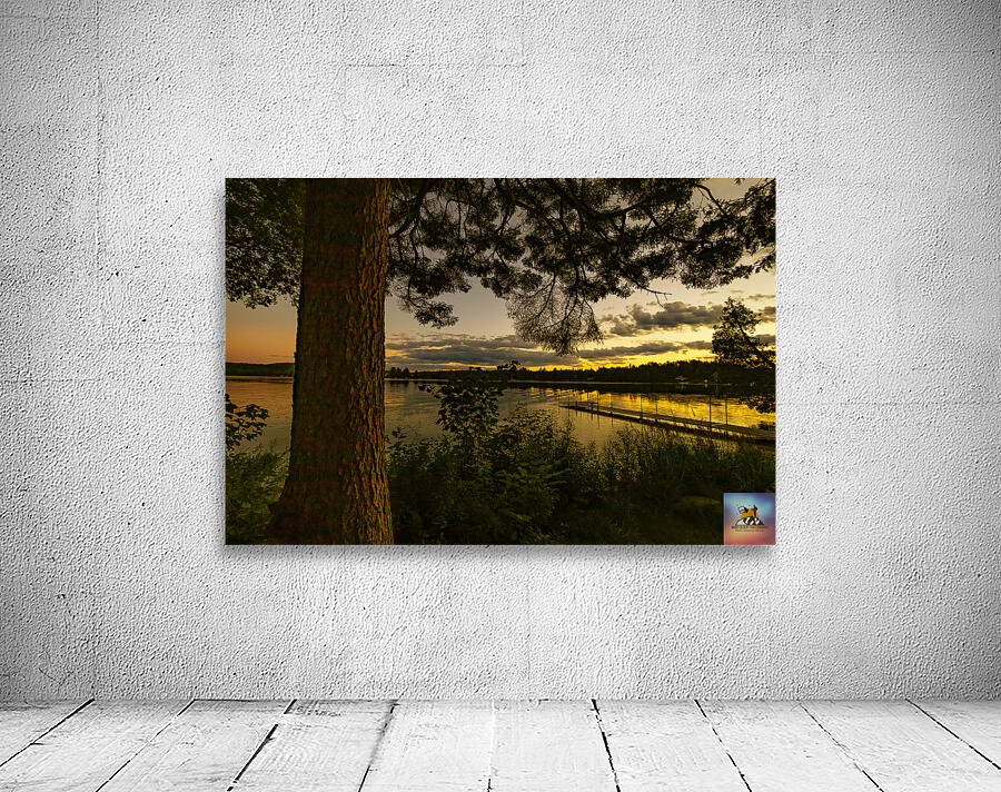 Sunset on the Lake Wall Preview