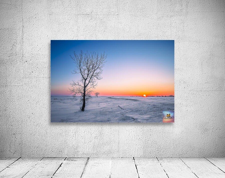 Lone Tree at Sunrise Wall Preview