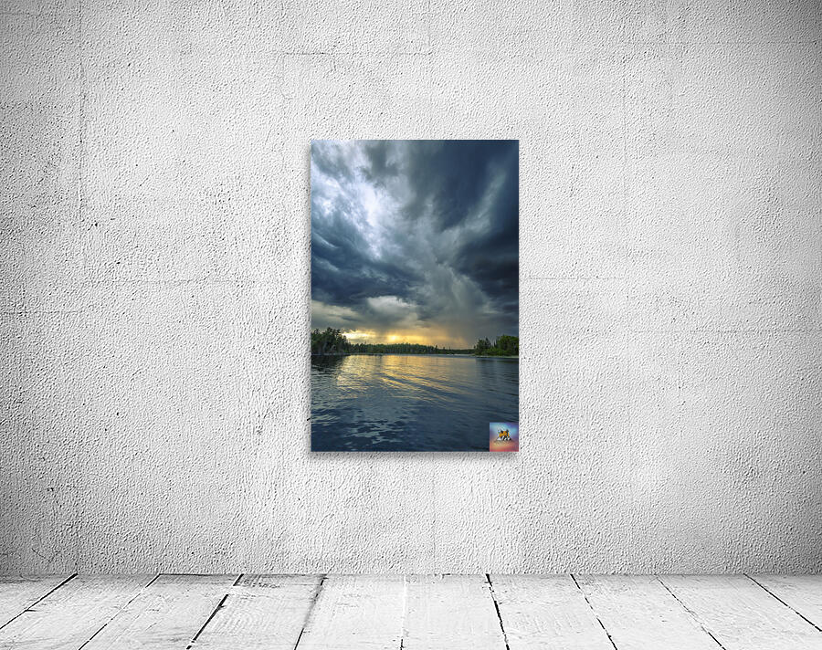 Sunset Under Stormy Sky Wall Preview