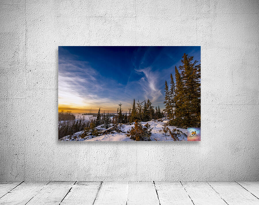 Falcon Lake Sunset Wall Preview