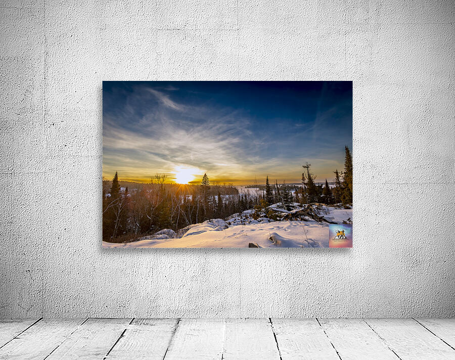 Falcon Lake Sunset Wall Preview