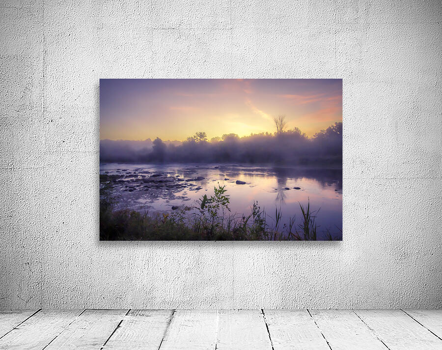Foggy Sunrise on the Roseau River Wall Preview