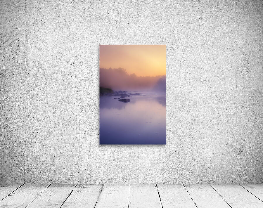 Foggy Sunrise on the Roseau River Wall Preview