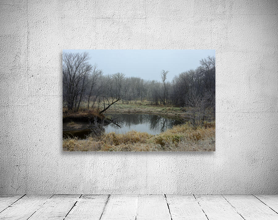 Fog by the River Wall Preview