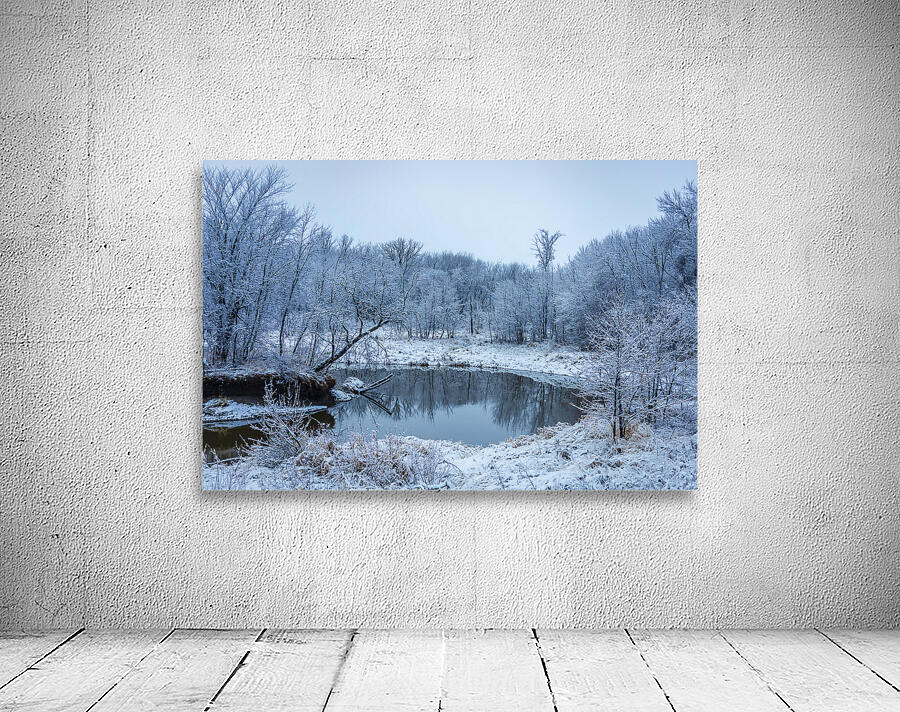 River in First Snowfall Wall Preview