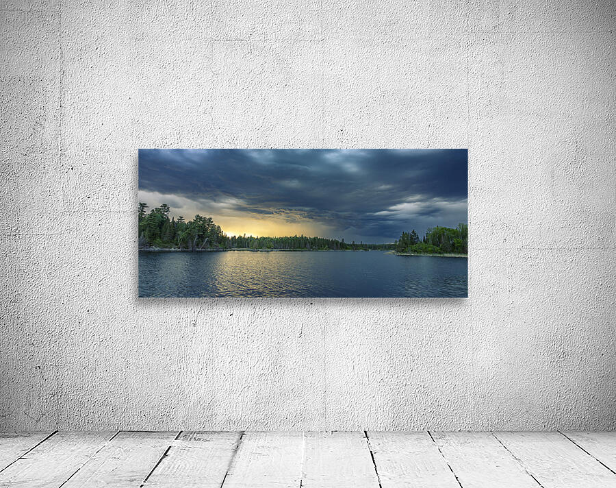 Moody Sunset Panorama Wall Preview