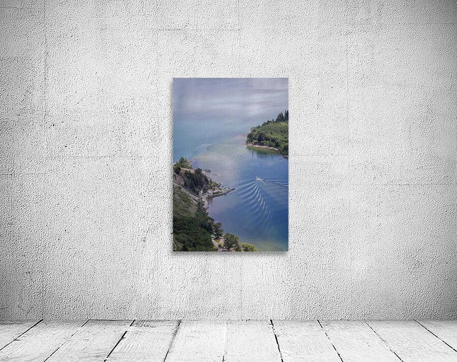 Boating on Waterton Lakes Wall Preview