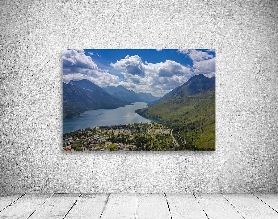 Overlooking Waterton Wall Preview