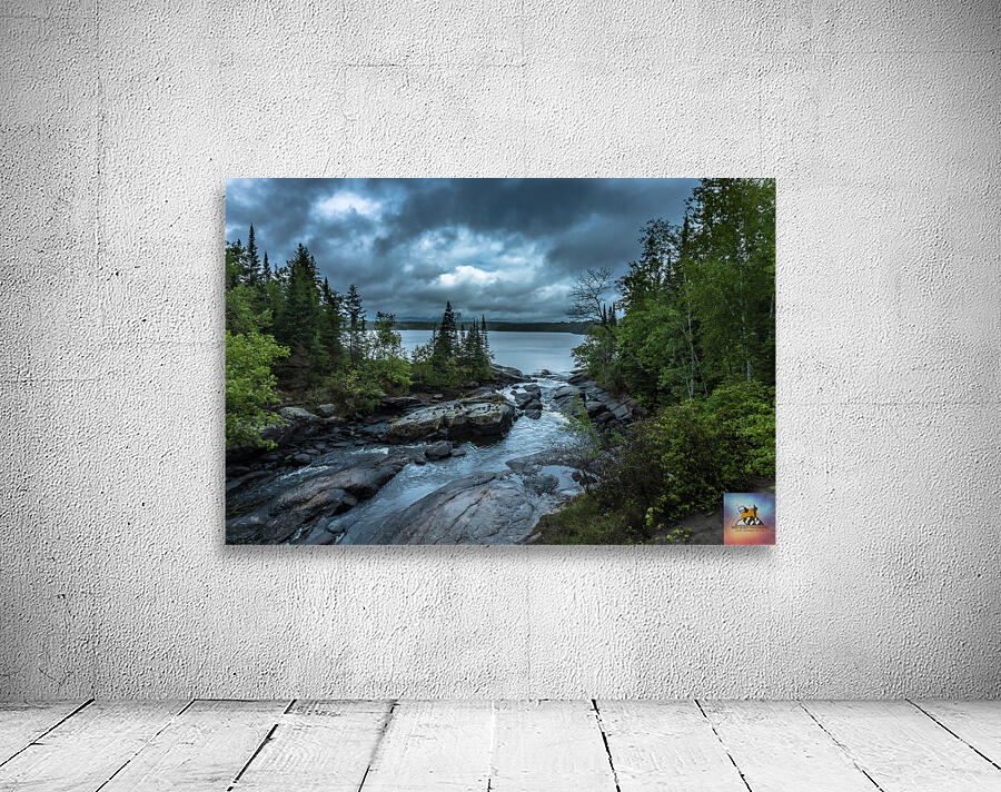 Tulabi Falls on a Rainy Day Wall Preview