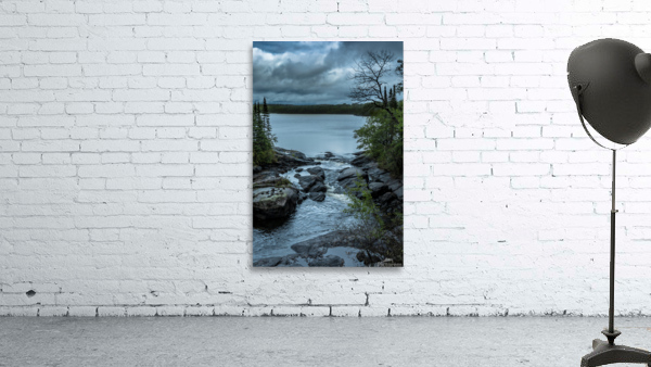 Tulabi Falls on a Rainy Day Wall Preview