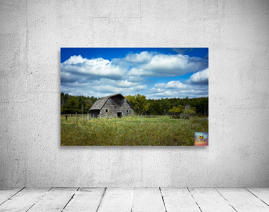 Old Barn on a Cloudy Day Wall Preview