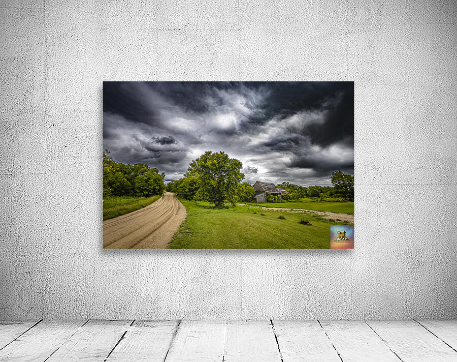 Old Barn on a Stormy Day Wall Preview