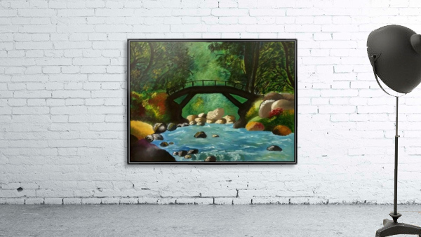 Landscape Painting Wall Preview