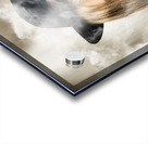 Fifties portrait of smoking hot beautiful woman Acrylic print