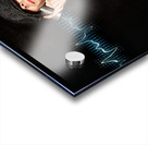 Cute Little Vintage Boy Playing With Tin Can Phone Acrylic print