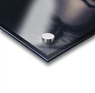 Dark fashion portrait. Female model in sunglasses Acrylic print