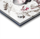 Dead business woman in financial crisis debt Acrylic print