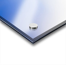 Male tourist enjoying ocean landscape sunset Acrylic print