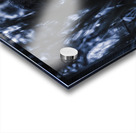 Evil man hiding in silence at dark forest  Acrylic print