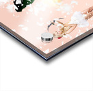 Beautiful cupid woman firing romance arrows Acrylic print