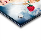 Heavenly angel of love with flower arrow Acrylic print