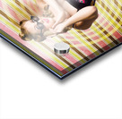 Retro Summer Travel And Vacation Woman Acrylic print