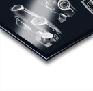 Blueprinted Acrylic print