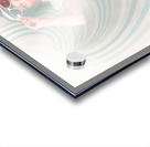 High-key fashion photograph of a funky pinup girl  Acrylic print