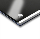 Beautiful blond girl with healthy long hair Acrylic print