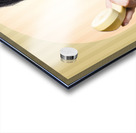 Zombie business person handing over bad news phone Acrylic print