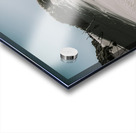 Winter desert landscape Acrylic print