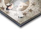 Asian military pinup girl in retro air force style Acrylic print