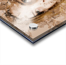 Milk shake pin-up woman. Restaurant art  Acrylic print