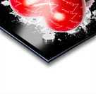 Heart art Acrylic print