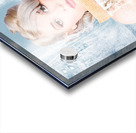 Window cleaner washing shop window. Clearance  Acrylic print