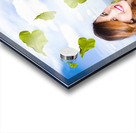 Elegant young woman with shears. Gardening love Acrylic print