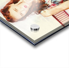 Retro clip art of a thinking pin-up woman Acrylic print