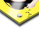 Funny Man Wearing Headphone On White Background Acrylic print