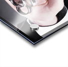 Man displaying a selection of stylish rings Acrylic print