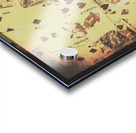 Vintage poker card background Acrylic print