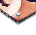 Retro pin up pop art. Soda girl from 1950 Acrylic print