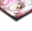 Funny cleaning man doing housework chores Acrylic print