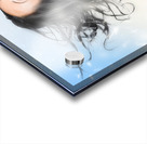 Hair makeup and fashion portrait. Calm of freedom Acrylic print