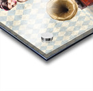 Pin up gramophone girl Acrylic print