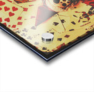 Evil clown doll on playing cards Acrylic print